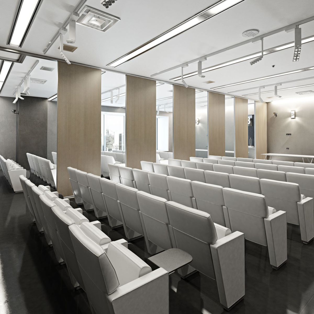 Parete manovrabile sala meeting