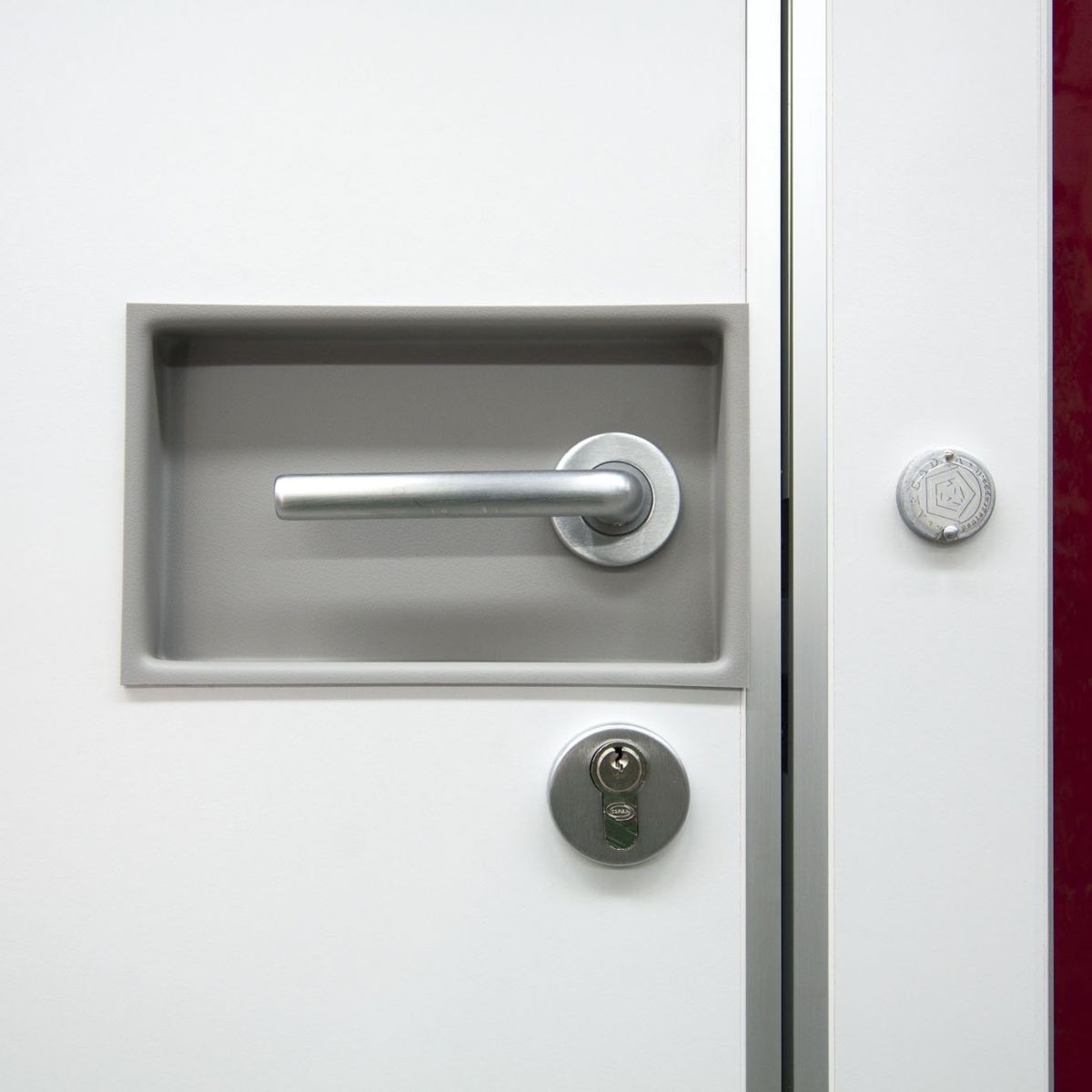 dettaglio porta su parete manovrabile